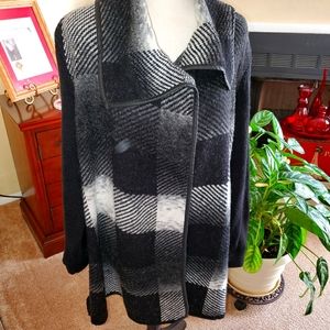 Ladies wool sweater jacket
